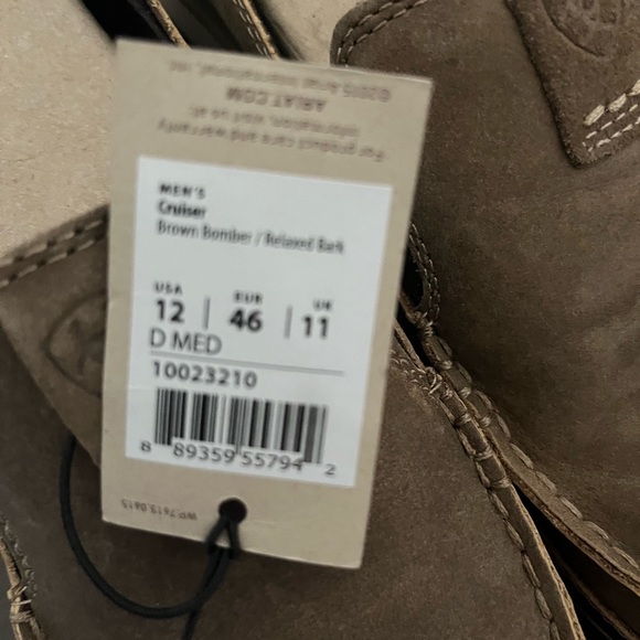 NIB ARIAT Cruiser Brown Bomber/ Relaxed Bark Size 12D - Picture 9 of 13